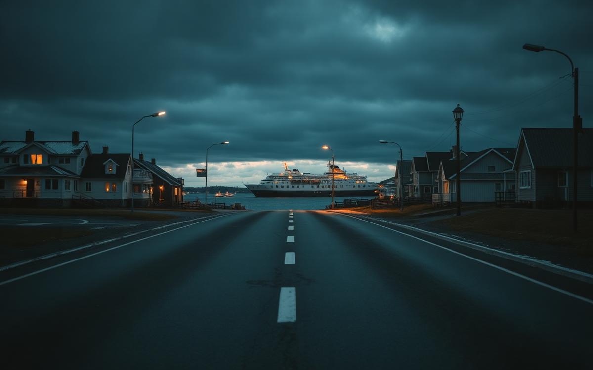 Asfaltering i Strömstad